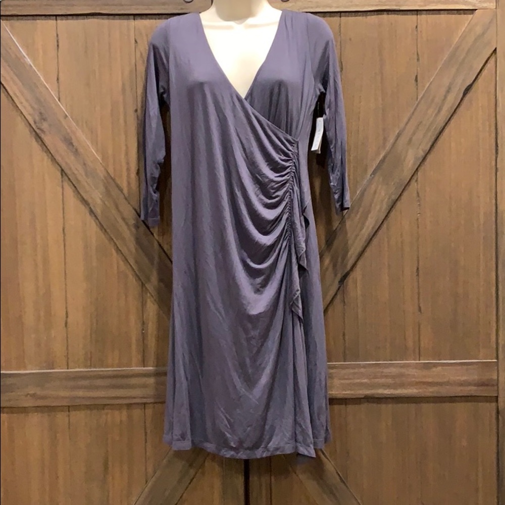 NWT draped Wyeth for Ann Taylor faux wrap dress, Sz XS